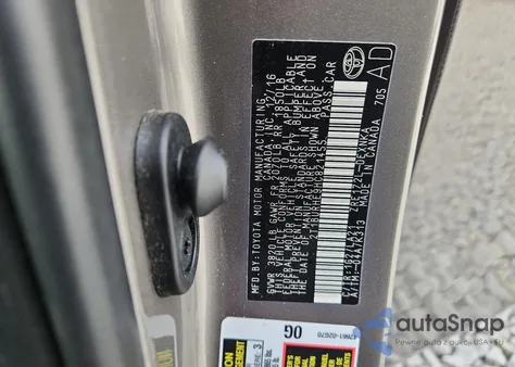 2017 Toyota Corolla L z USA, uszkodzony, nr VIN 2T1BURHE9HC821455